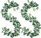 2Pcs 6FT Artificial Greenery Garland Hanging Decor, Seucalyptus Garland Fake Ivy for Home Decoration Bedroom Kitchen Porch Party Wedding Arch Wedding Centerpieces for Tables Wreath
